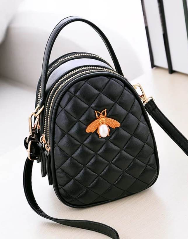 Geanta dama mini neagra Veronika